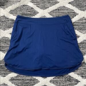Nike Dri Fit Blue Athletic Skort Womens size Large Golf Tennis Walking Skort